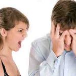 relationship difficulties: young couple having a conflict